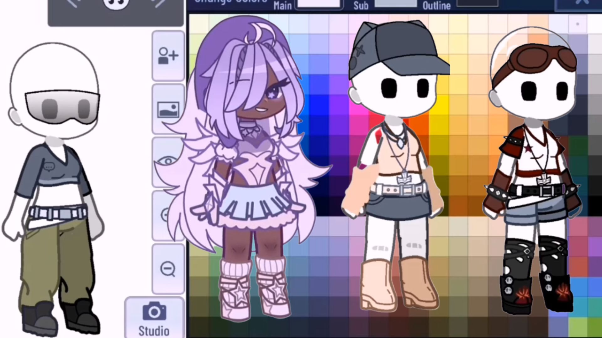 GAcha y2k's outfits